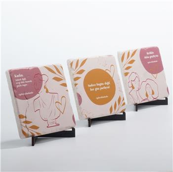 Kadınlar Günü Gelecek Kadındır 3lü Ayaklı Pano