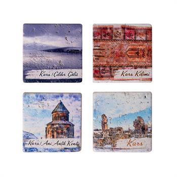 Kars 4lü Doğaltaş Magnet Seti