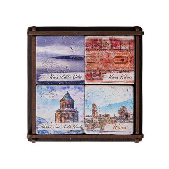 Kars 4lü Doğaltaş Magnet Seti