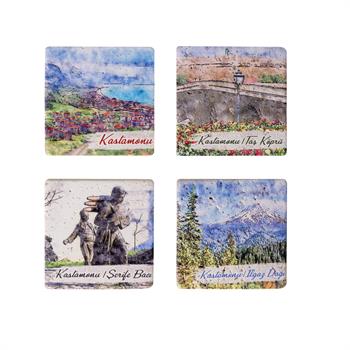 Kastamonu 4lü Doğaltaş Magnet Seti