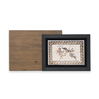 Kemgöz Mozaiği Siyah Çerçeveli Seramik Tablo Pano