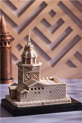 Kız Kulesi Mermerit Heykel