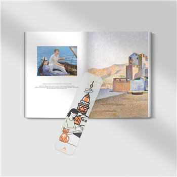 Kule’de Kız ve Kedi Pleksi Kitap Ayracı