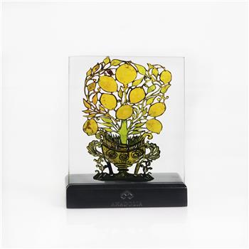 Limon Ağacı Tekli Tealight Mumluk