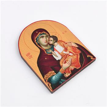 Meryem Ana ve Çocuk İsa Oval İkona