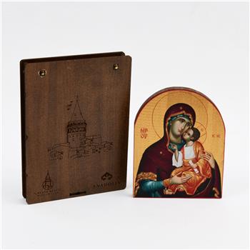 Meryem Ana ve Çocuk İsa Oval İkona