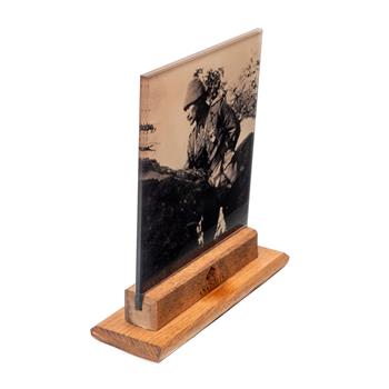 Mustafa Kemal Siperde Küçük Boy Dekoratif Cam Obje