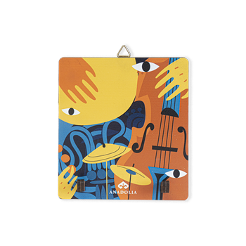 Müziğin Senfonisi Dekoratif Askılık