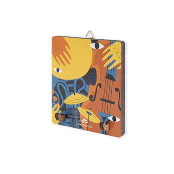 Müziğin Senfonisi Dekoratif Askılık