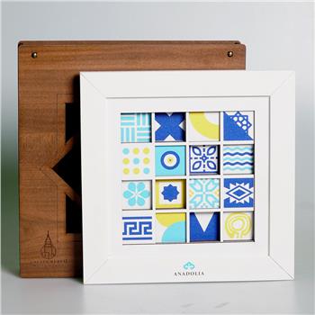 Nazar Renkleri 3 Boyutlu Ahşap Duvar Panosu