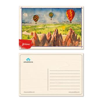 Nevşehir Göreme Ahşap Kartpostal