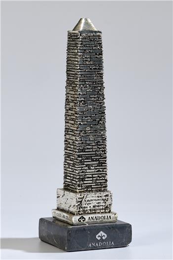 Örmetaş Heykeli Gümüş Kaplama