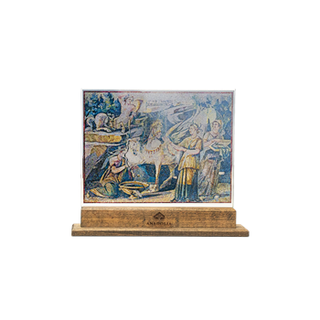 Pegasus Mozaiği Dekoratif Cam Obje