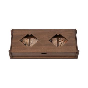 Piri Reis Serisi Ahşap Kutulu 4lü Traverten Dekoratif Askılık