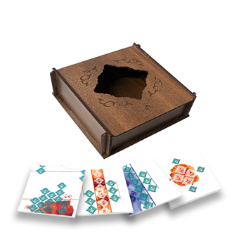 Pıtrak 4'lü Seramik Bardak Altlığı