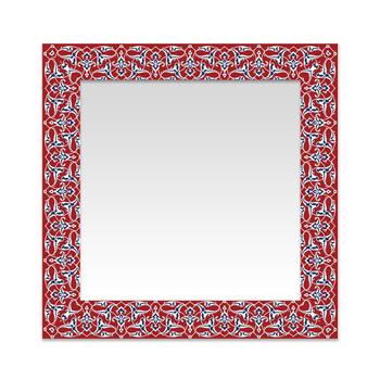 Rumi Kırmızı Kare Ayna