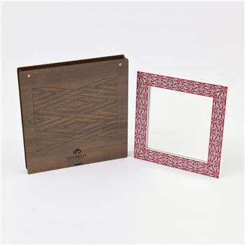 Rumi Kırmızı Kare Ayna