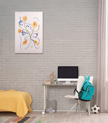 Rüzgâr ve Dallar Kanvas Tablo