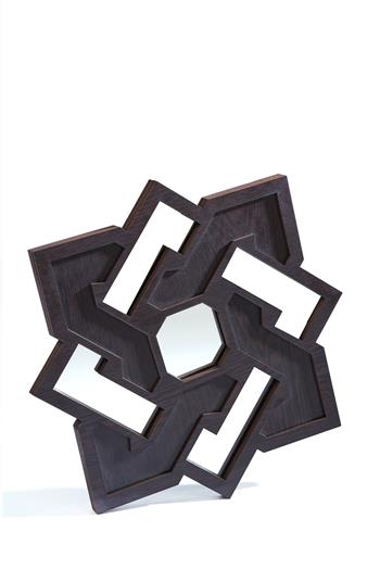 Sekiz Köşeli Venge Dekoratif Ayna