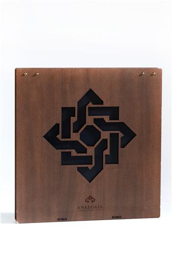 Sekiz Köşeli Venge Dekoratif Ayna