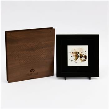 Semazen Vecd Siyah Çerçeveli Seramik Tablo Pano