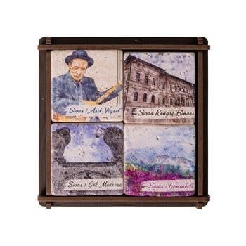 Sivas 4lü Doğaltaş Magnet Seti