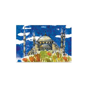 Sultanahmet Camii Ahşap Kartpostal