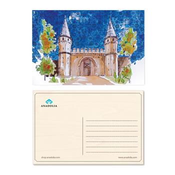 Topkapı Sarayı Ahşap Kartpostal