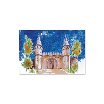 Topkapı Sarayı Ahşap Kartpostal