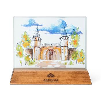 Topkapı Sarayı ve Bulut 3 Boyutlu Dekoratif Cam Obje