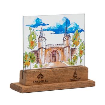 Topkapı Sarayı ve Bulut Küçük Boy Dekoratif Cam Obje