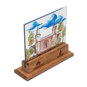 Topkapı Sarayı ve Bulut Küçük Boy Dekoratif Cam Obje