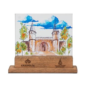 Topkapı Sarayı ve Bulut Küçük Boy Dekoratif Cam Obje