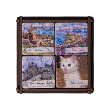 Van Doğaltaş 4lü Magnet Seti