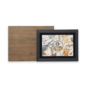 Yakto Mozaiği Siyah Çerçeveli Seramik Tablo Pano