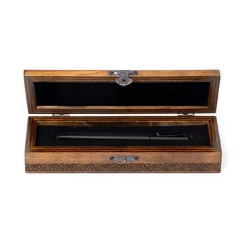 Yıldız Sarayı Motifli Ahşap Kalem Kutusu