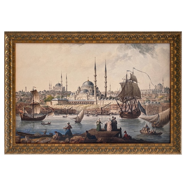 Jean-Baptiste Hilair, Yeni Camii ve İstanbul Limanı Küçük Boy Tablo