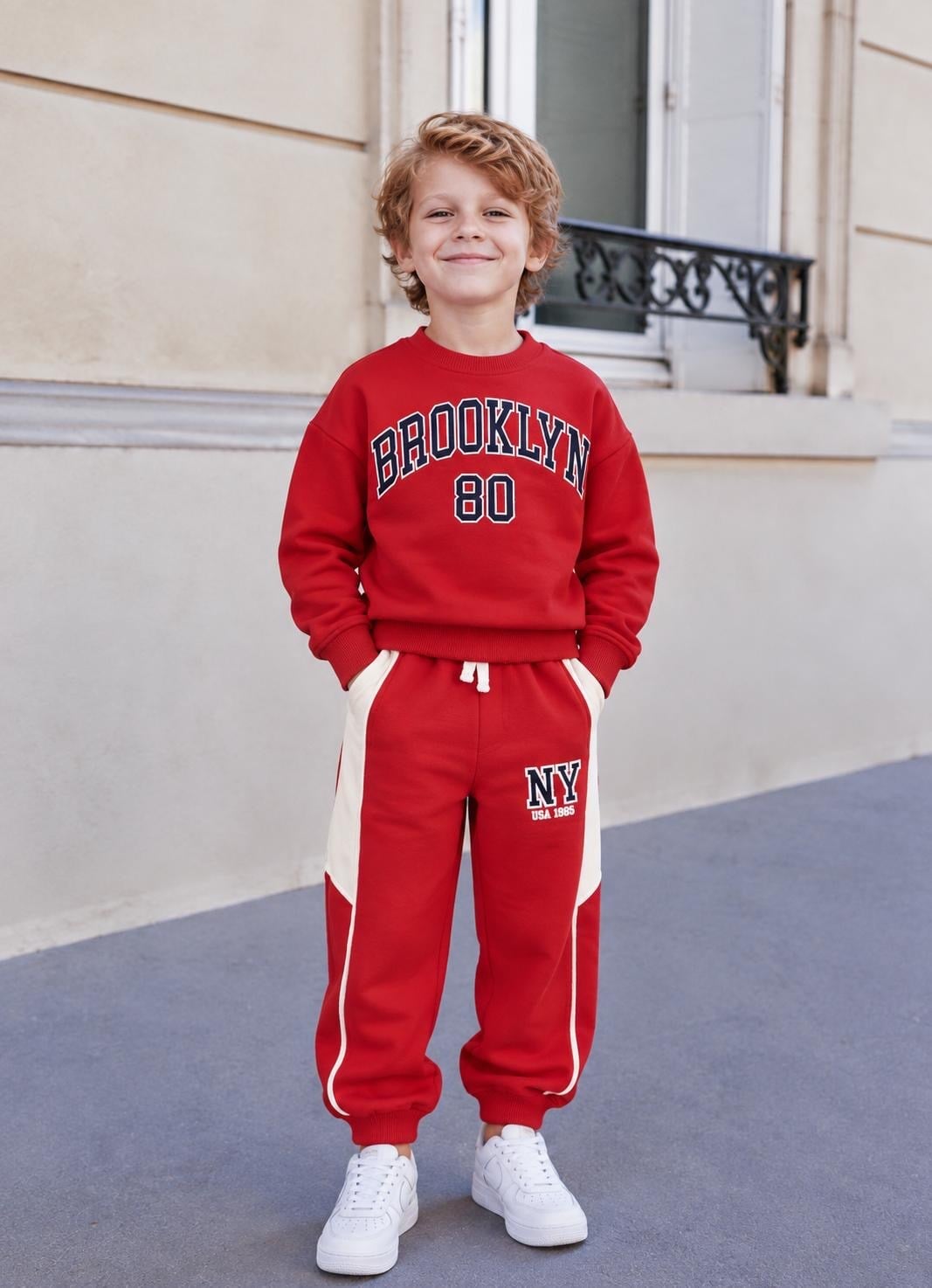 KIRMIZI BROOKLYN BASİC TAKIM