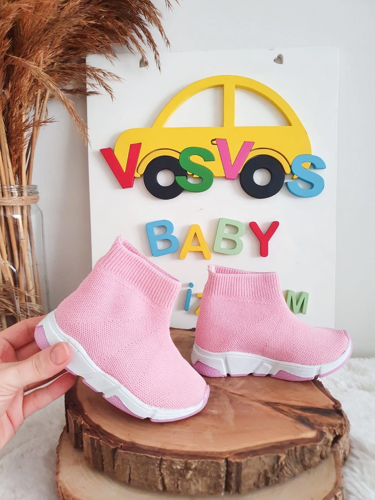 PEMBE ÇORAP AYAKKABI