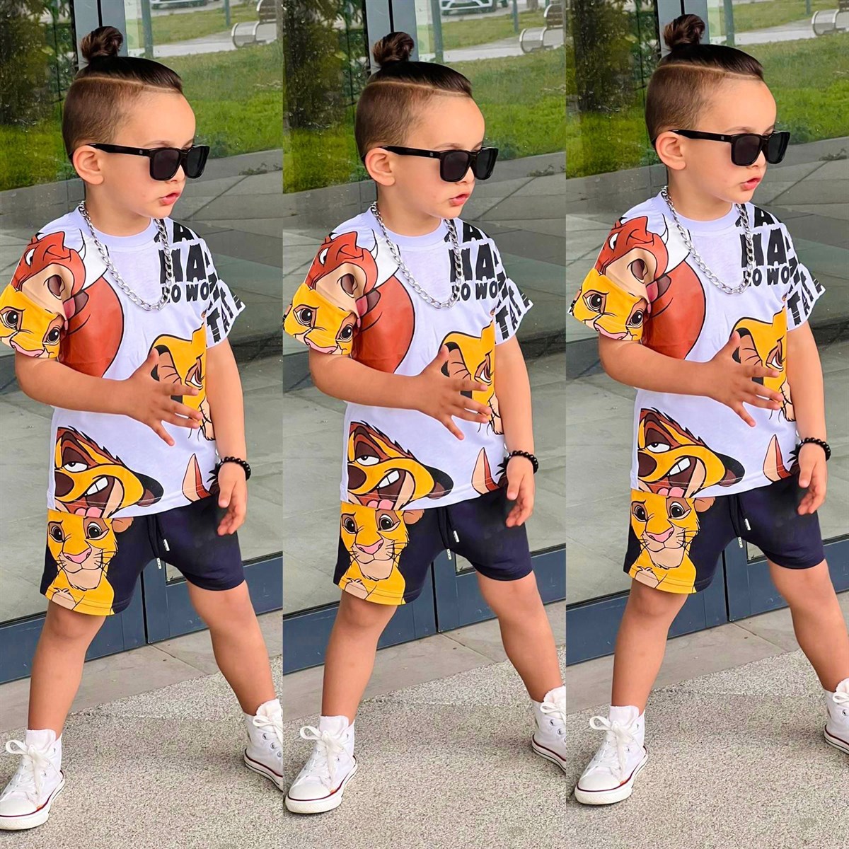 BEYAZ SİMBA ŞORTLU TAKIM