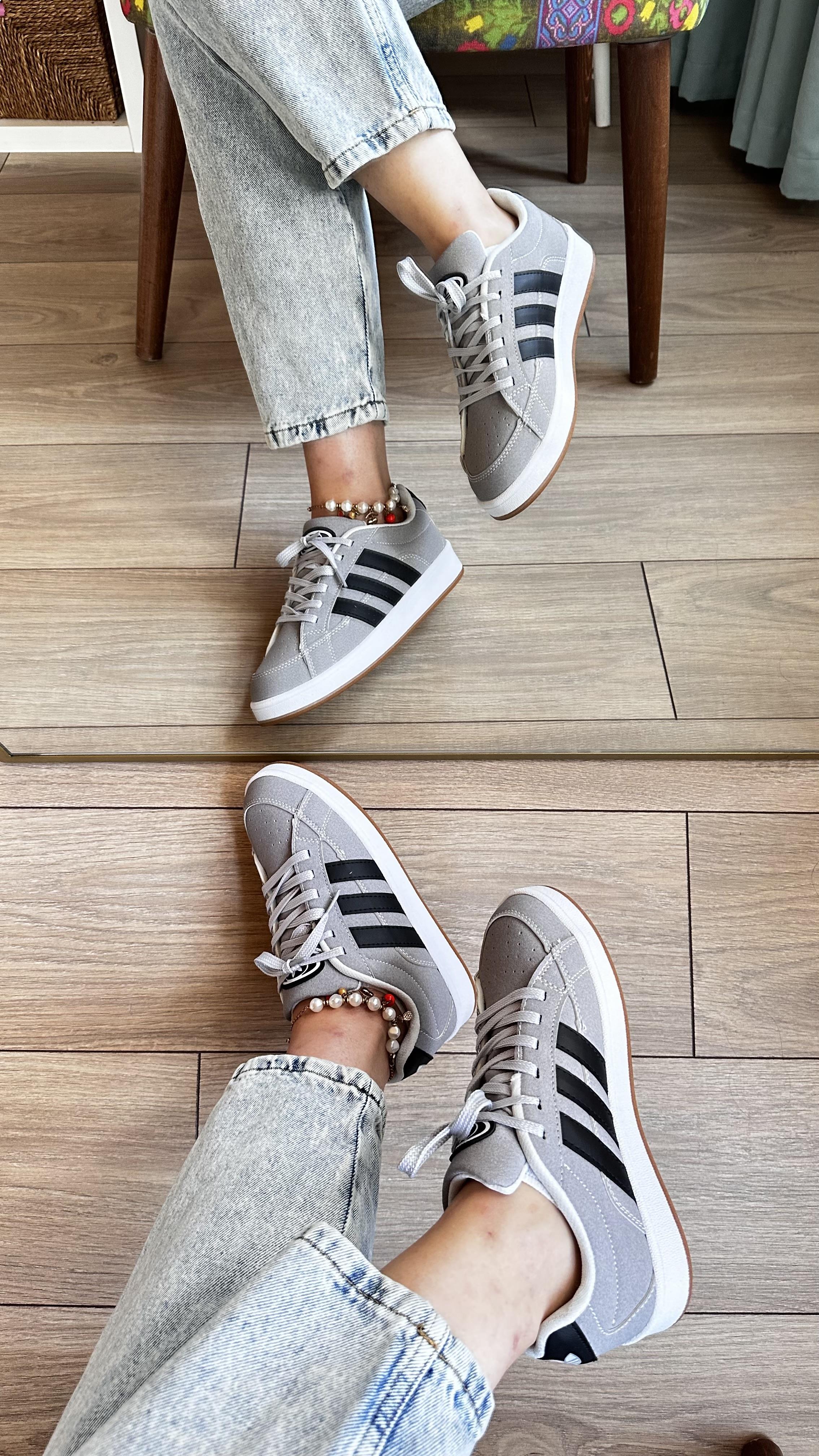 CAM PÜS GRİ SNEAKER