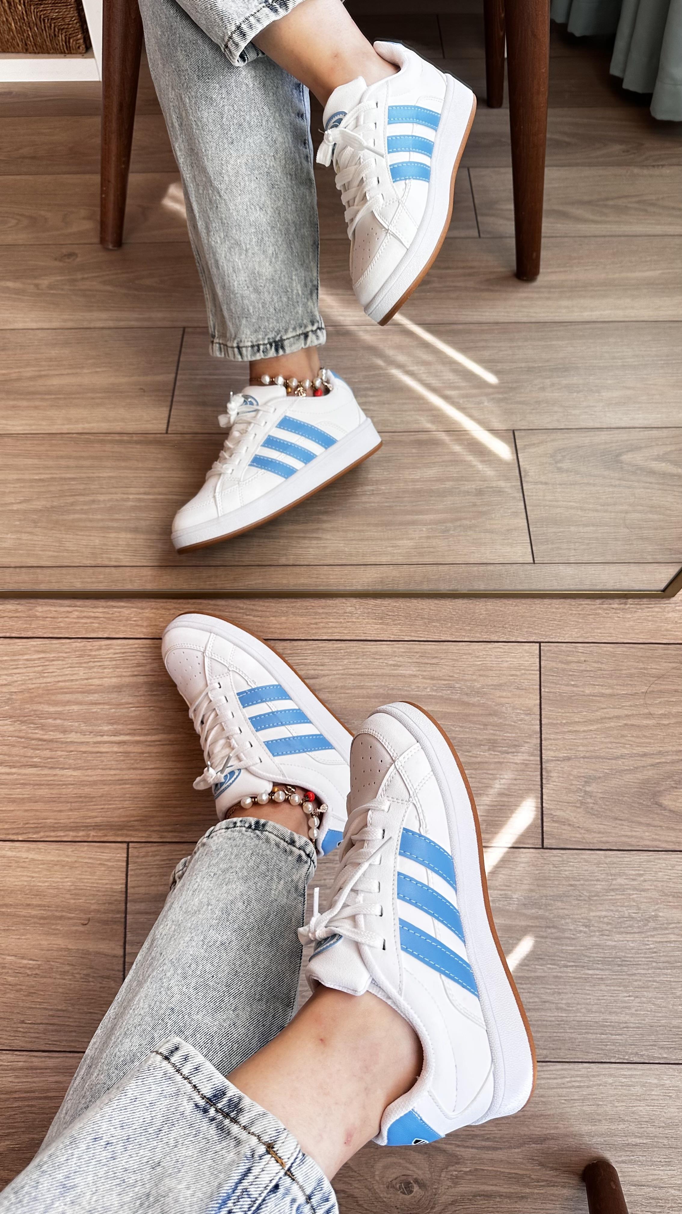 CAM PÜS MAVİ SNEAKER