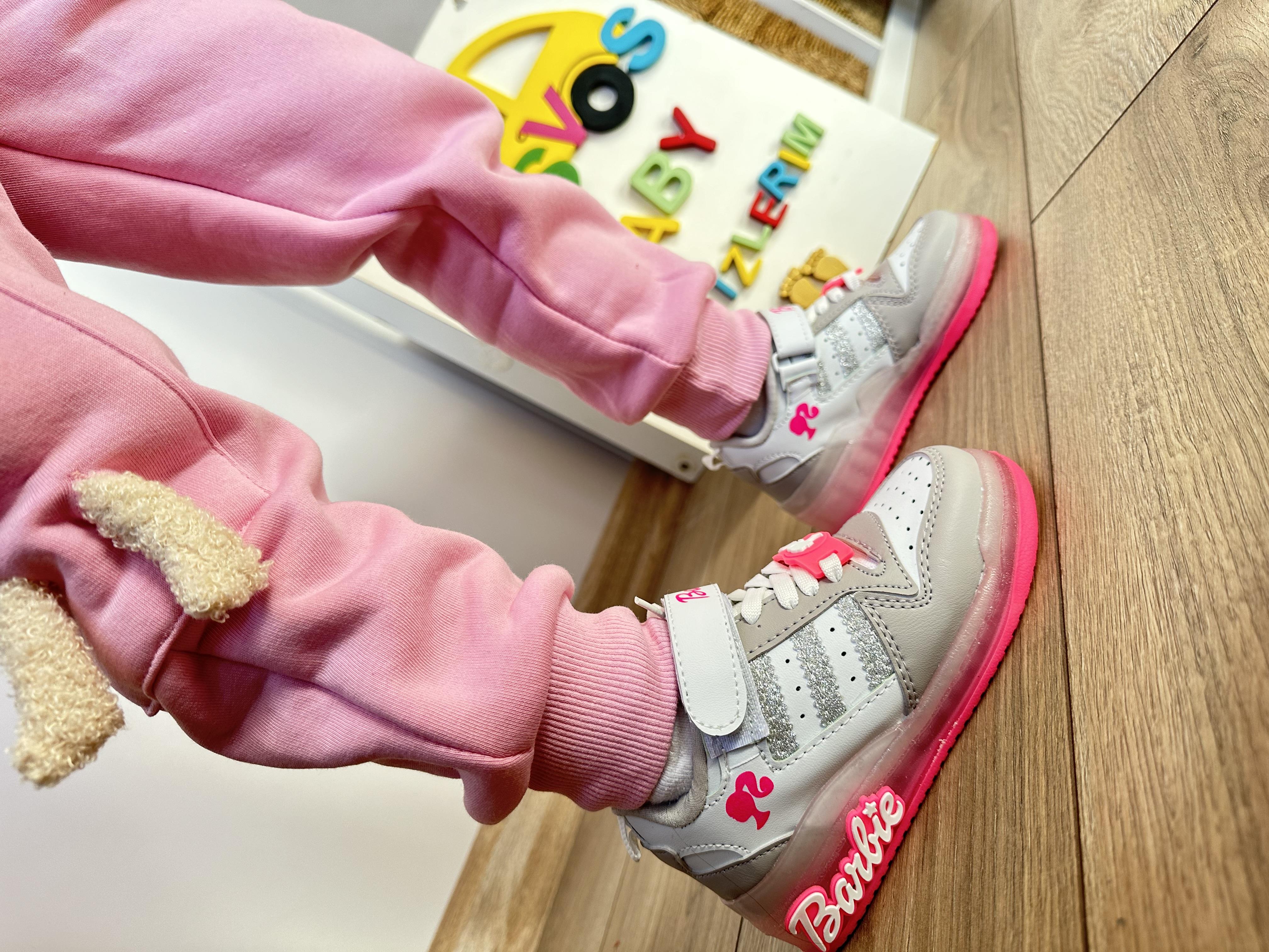 GÜMÜŞ & PEMBE BARBİE SNEAKER