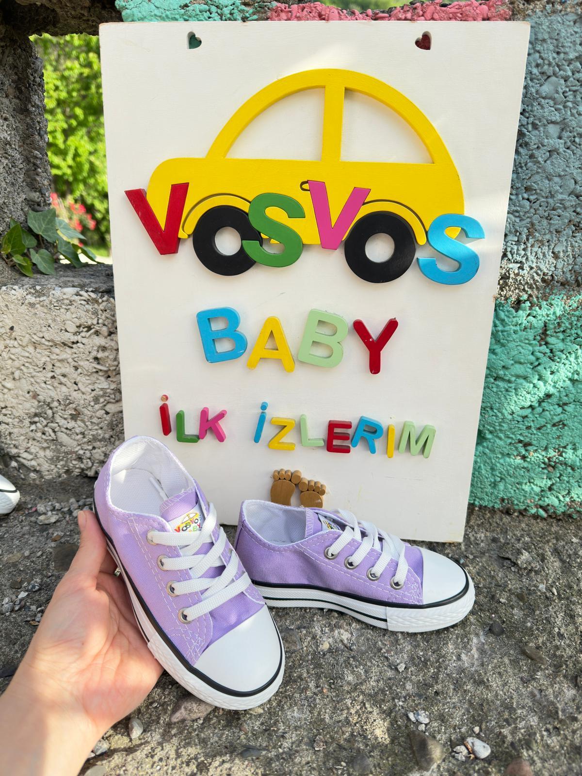 LİLA KETEN SNEAKER