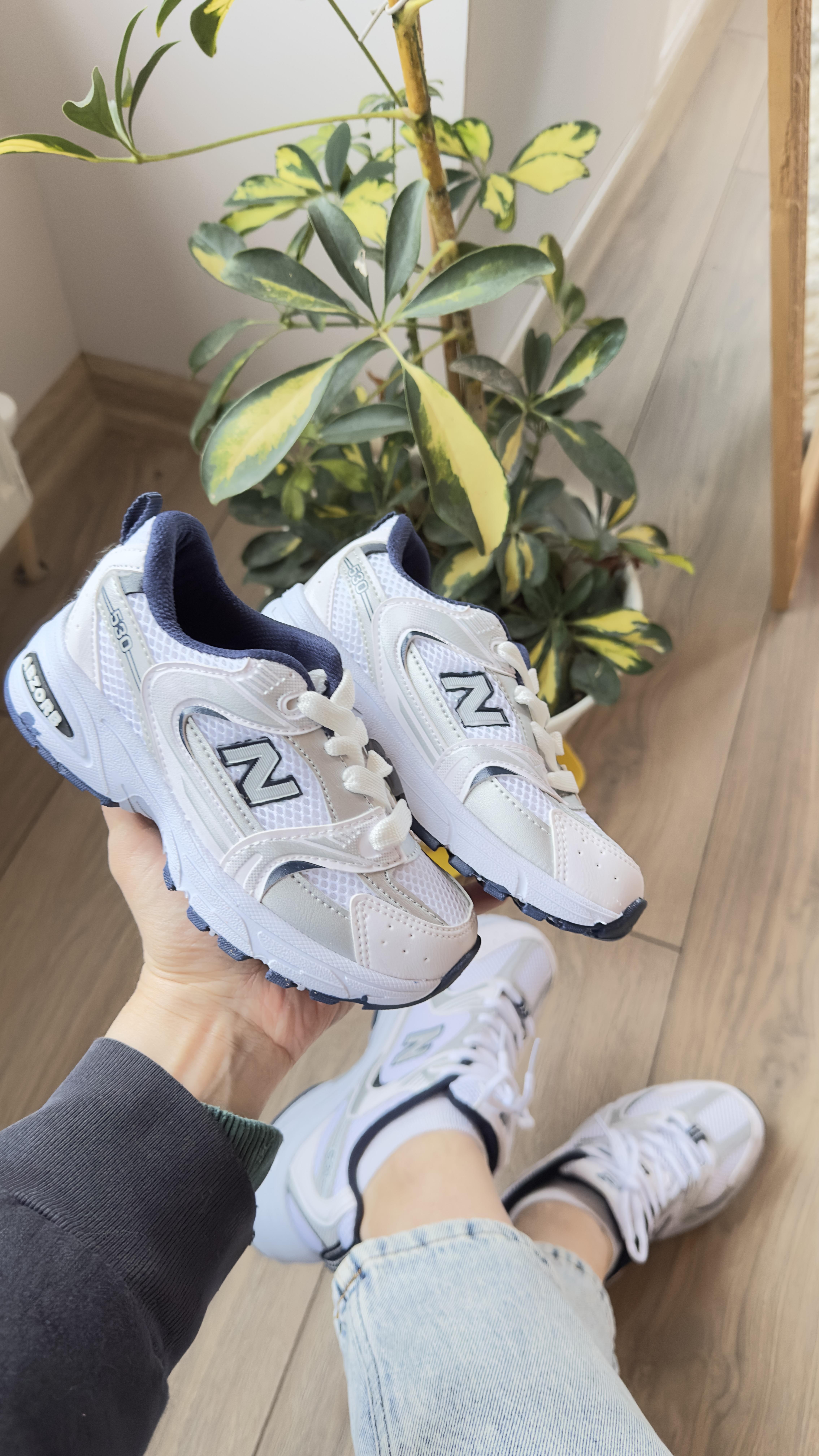 N&B FİLE LACİ BEYAZ ÇOCUK SNEAKER