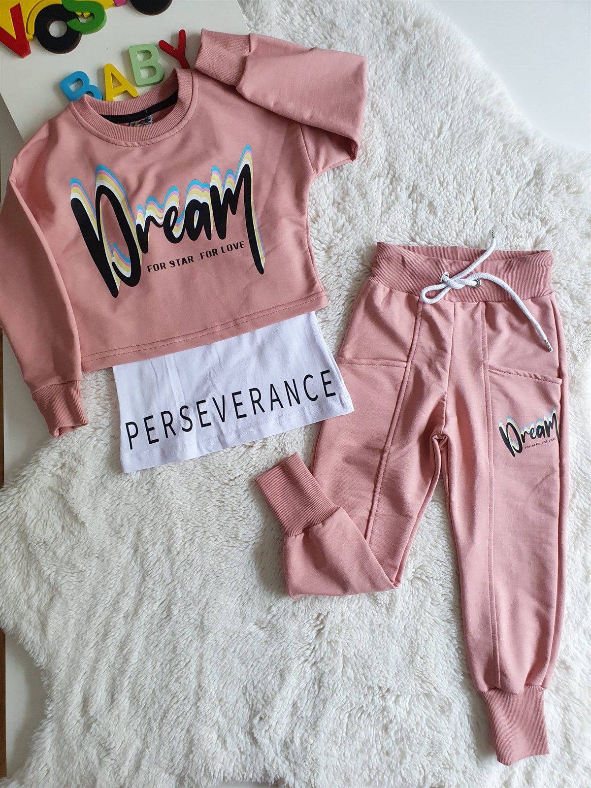 PEMBE DREAM ATLETLİ EŞOFMAN TAKIM