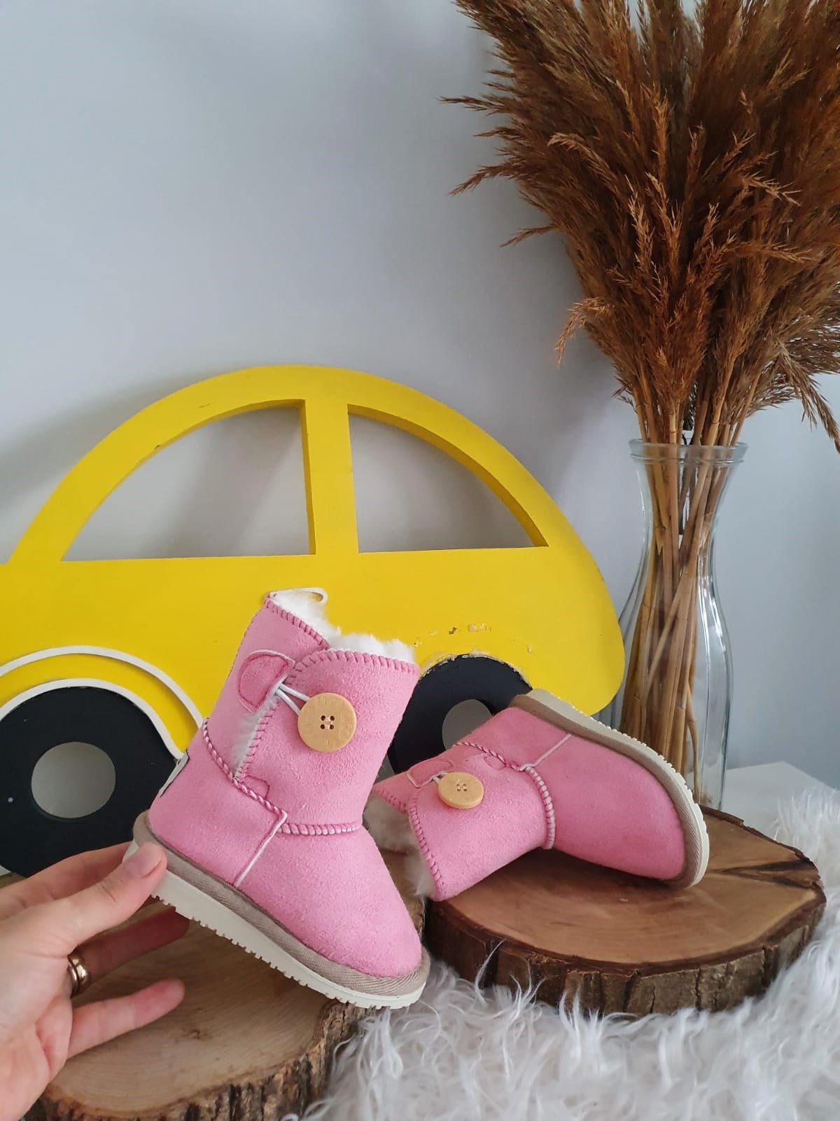 PEMBE UGG ÇOCUK