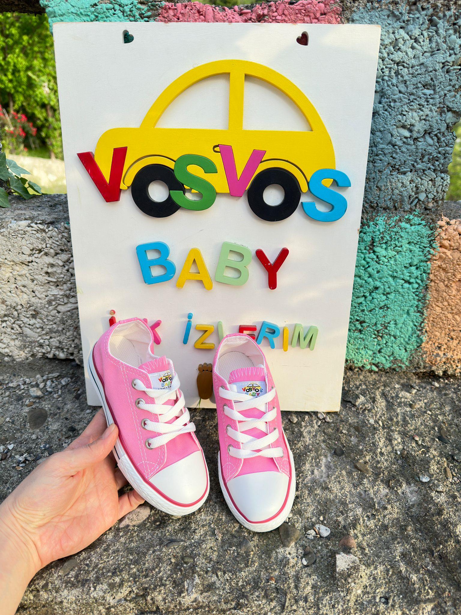 ŞEKER PEMBE  KETEN SNEAKER