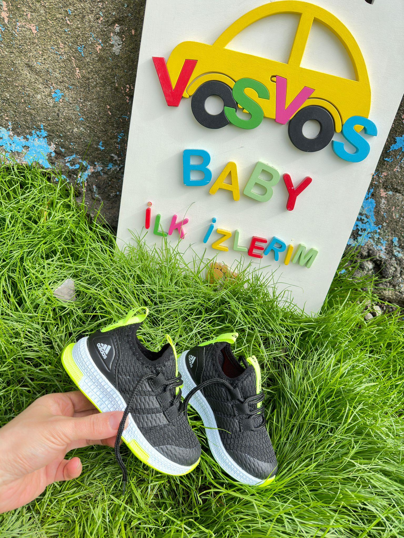 SİYAH-YEŞİL SNEAKER