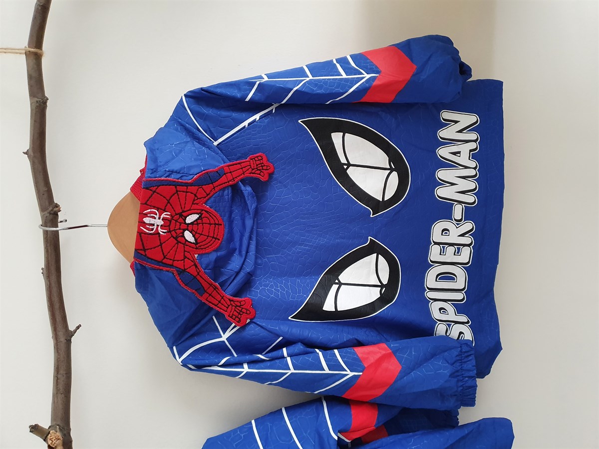 SPİDERMAN MAVİ TRENÇKOT